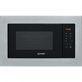 Built in microwave oven: stainless steel colour