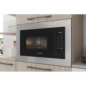 Built in microwave oven: stainless steel colour - 2