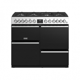 Stoves 100 cm Precision Deluxe Range Cooker Dual Fuel - Stainless Steel - A Rated - 0