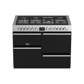 Stoves 110 cm Precision Deluxe Range Cooker Dual Fuel - Stainless Steel - A Rated - 1
