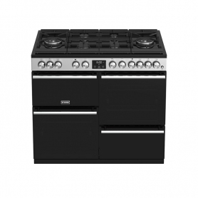 Stoves 100 cm Precision Deluxe Range Cooker Dual Fuel GTG - Stainless Steel   - A Rated - 2