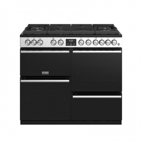 Stoves 100 cm Precision Deluxe Range Cooker Dual Fuel GTG - Stainless Steel   - A Rated