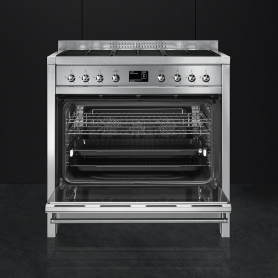 Smeg Classic 90 cm Dual Fuel Cooker - Stainless Steel - A Rated - 3
