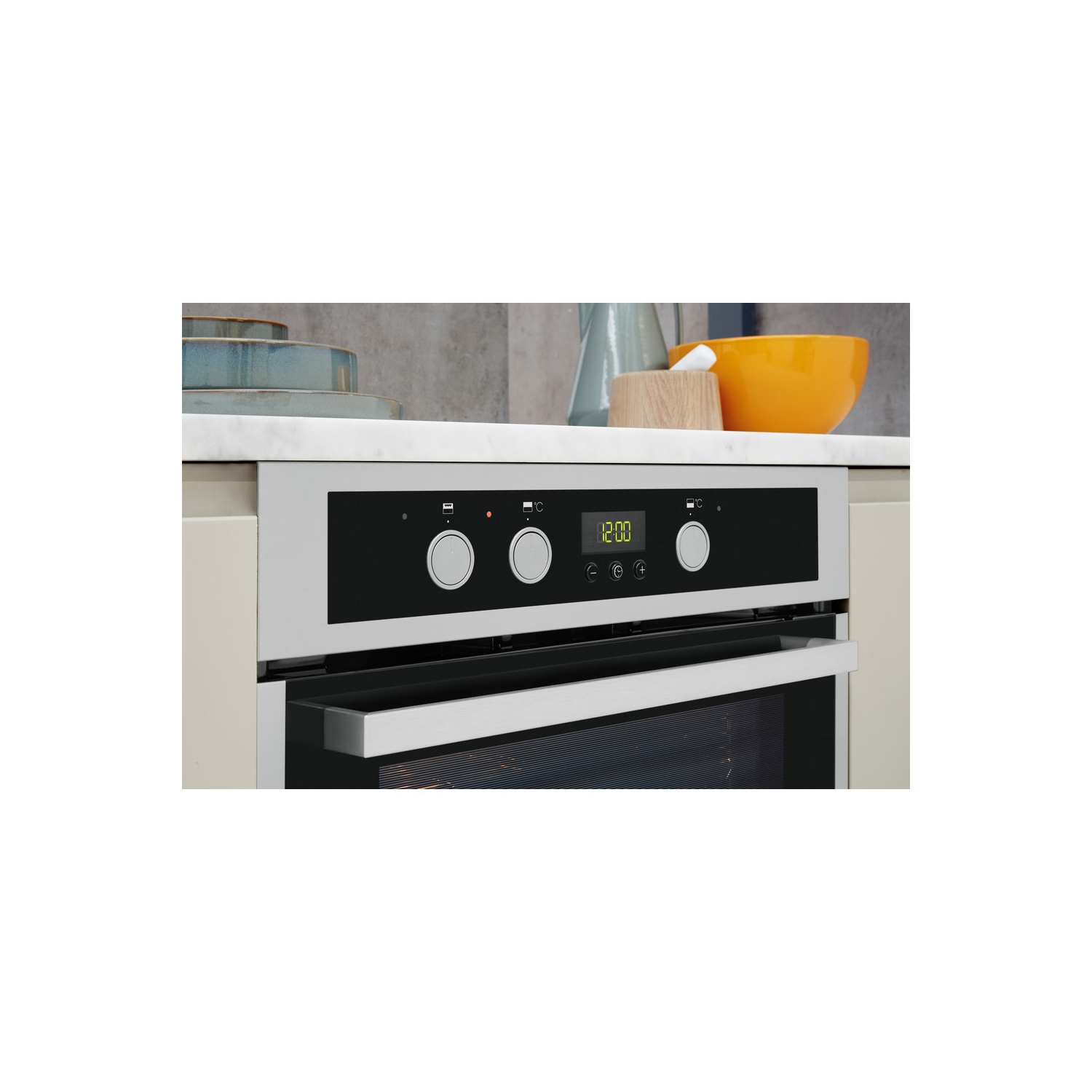 Whirlpool 60cm Built-Under Electric Oven - Stainless Steel - A Rated - 6