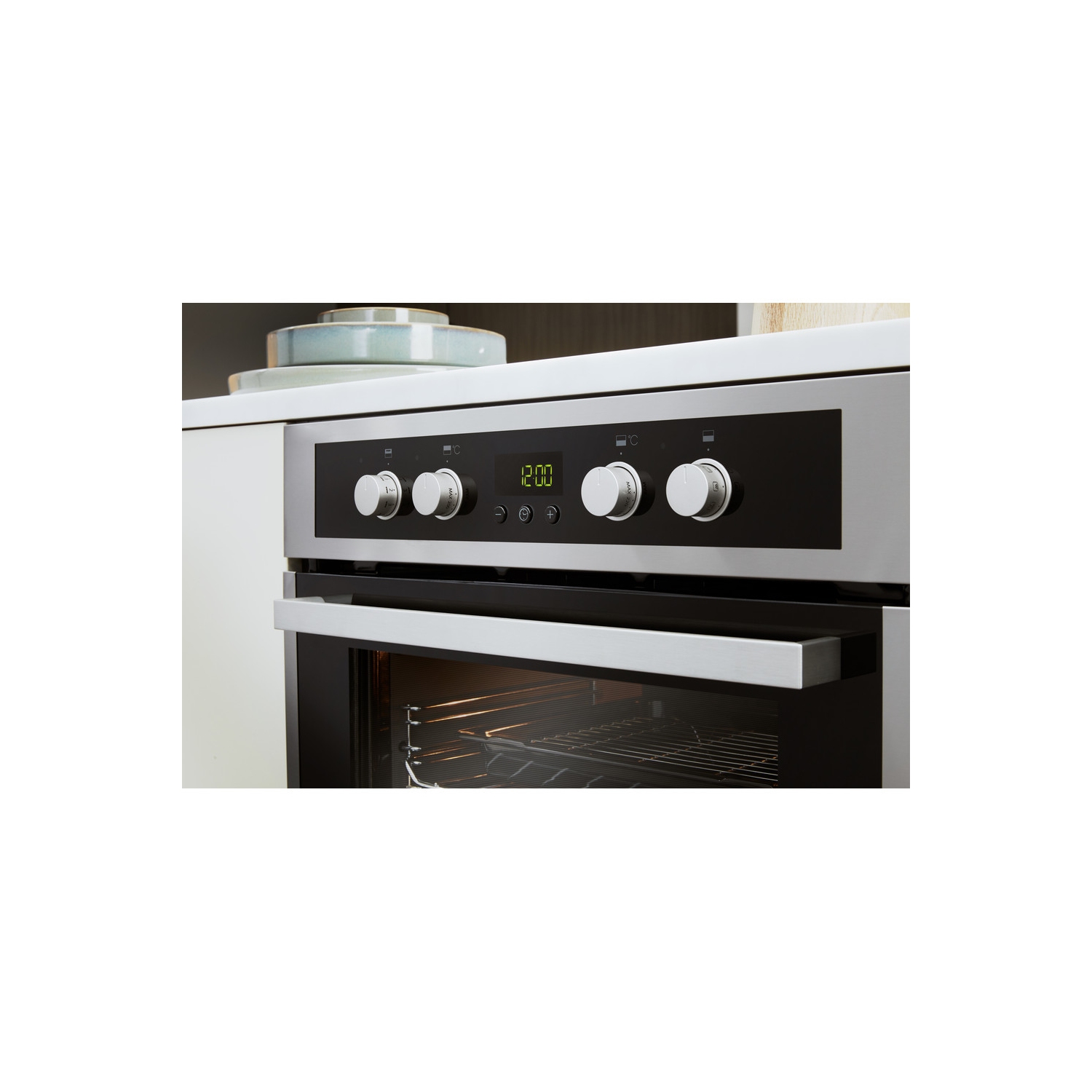Whirlpool 60cm Built-In Electric Oven - Stainless Steel - A Rated - 1