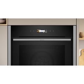 Neff B54CR71N0B 60cm Built-In Electric Oven - Stainless Steel - 1