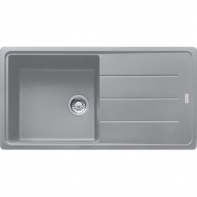 Franke BFG 611 97 Stone Grey Single Bowl Reversible Sink With Tap