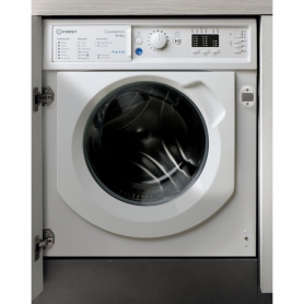 Indesit 8/6kg 1200 Spin Washer Dryer - White - A Energy Rated