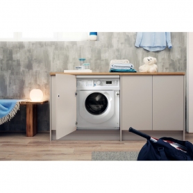 Indesit Built In 7kg 1200 Spin Washing Machine - White - A+++ Rated - 1