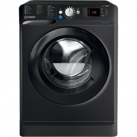 Indesit 7kg 1400 Spin Washing Machine - Black - A+++ Rated