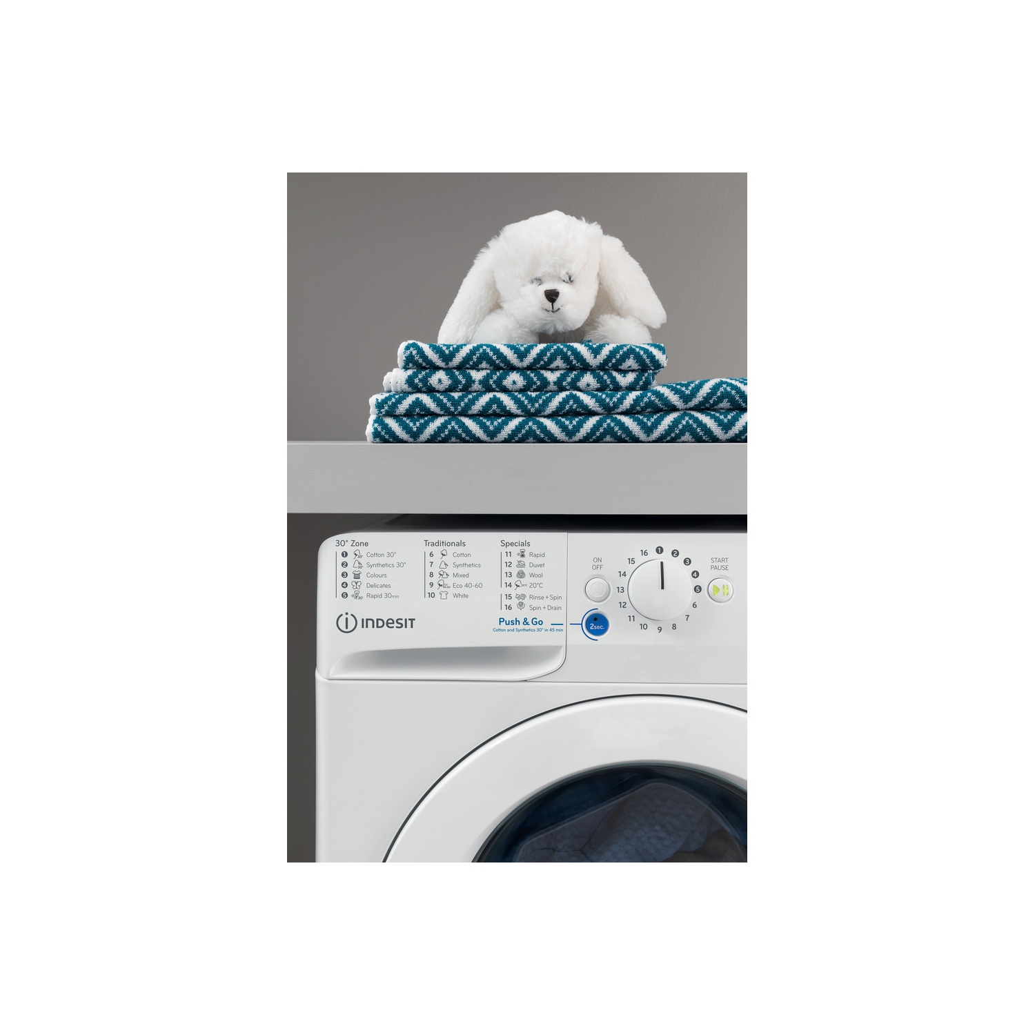 Indesit 7kg 1400 Spin Washing Machine - White - A+++ Rated - 2