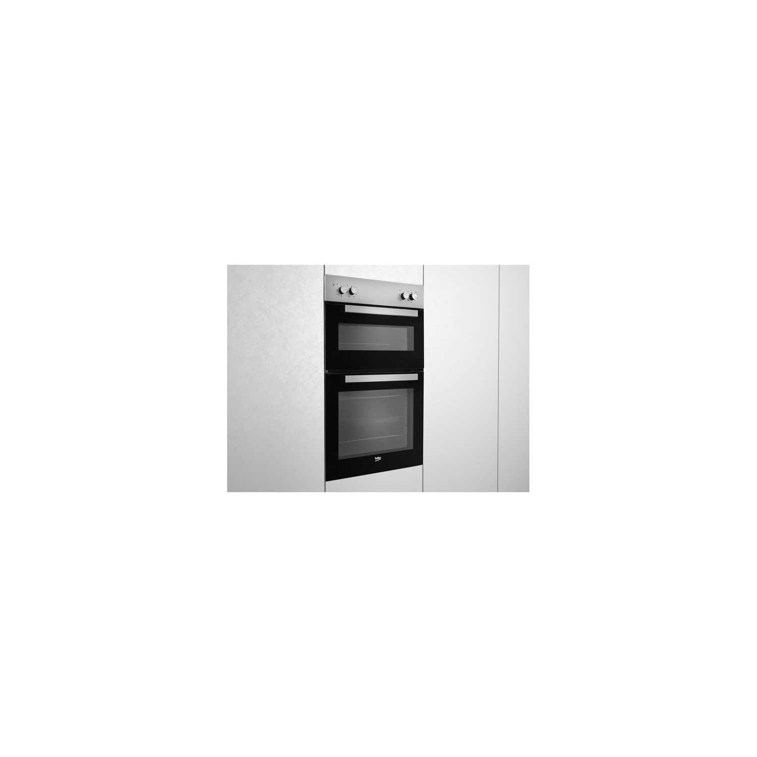 Beko Electric Double Oven - Silver - A Rated - 1