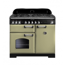 Rangemaster Classic Deluxe 100 cm Range Cooker Dual Fuel - A Rated - 4