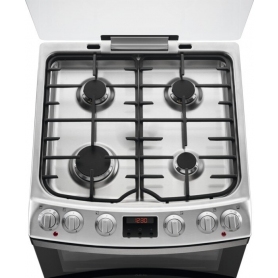 AEG 60cm Dual Fuel Cooker - Stainless Steel - A Rated - 5