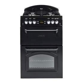Leisure 60cm Gas Cooker - Black - A+/A Rated