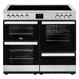Belling 100 cm Cookcentre Electric Range Cooker - Stainless Steel - A Rated - 0