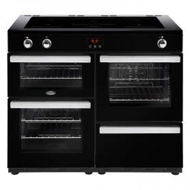 Belling 110 cm Cookcentre Electric Induction Range Cooker - Black - A Rated