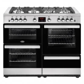 Belling 110 cm Cookcentre Gas Range Cooker - Stainless Steel - A Rated