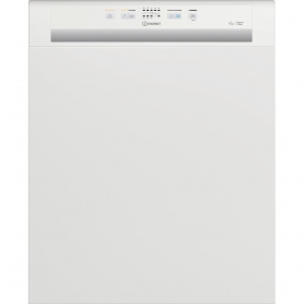 Indesit Built In 60cm Dishwasher - White - A Rated
