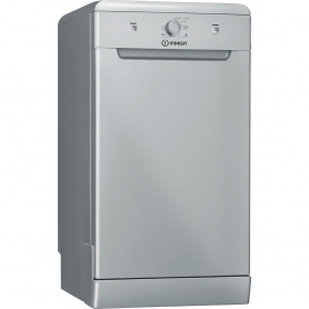 Indesit 45cm Dishwasher - Silver - A+ Rated