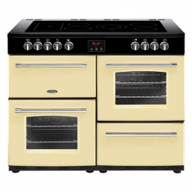 Belling 110 cm Farmhouse Electric Range Cooker - Cream - A Rated