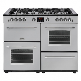 Belling 110 cm Farmhouse Gas Range Cooker - Silver - A Rated