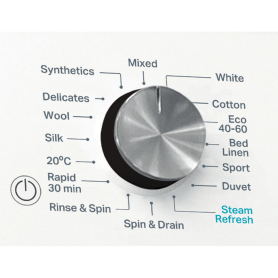Whirlpool 8 kg 1400 Spin Washing Machine - White - 7