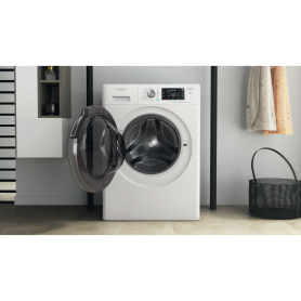 Whirlpool 8 kg 1400 Spin Washing Machine - White - 9