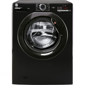 Hoover 8kg 1500 Spin Washing Machine - Black - A+++ Rated - 0