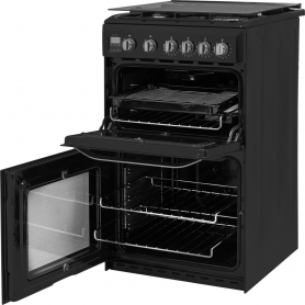 Hotpoint 50cm Gas Cooker - Black - A+ Energy Rated - 1