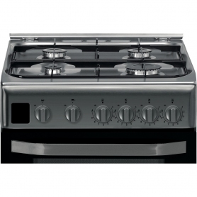 Hotpoint 50cm Gas Cooker - Stainless Steel - A+ Energy Rated - 2