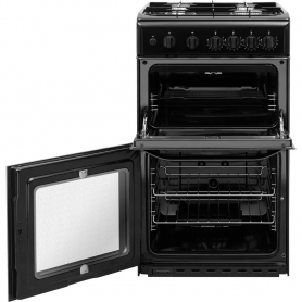 Hotpoint 50cm Gas Cooker - Black - A+ Energy Rated - 8