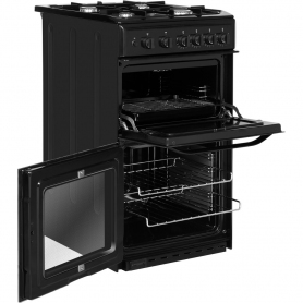 Hotpoint 50cm Gas Cooker - Black - A+ Energy Rated - 9