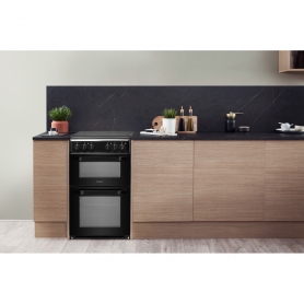 Hotpoint 50cm Electric Cooker - Black - A Energy Rated - 9