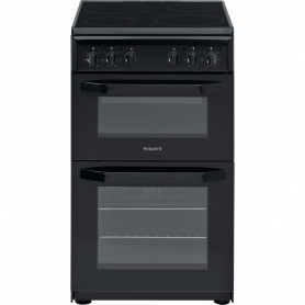 Hotpoint 50cm Electric Cooker - Black - A Energy Rated