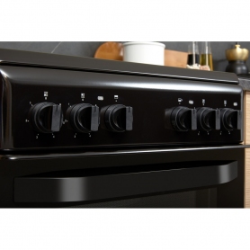 Hotpoint 50cm Electric Cooker - Black - A Energy Rated - 2