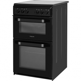 Hotpoint 50cm Electric Cooker - Black - A Energy Rated - 4