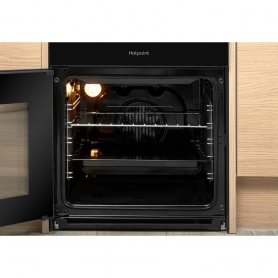 Hotpoint 50cm Electric Cooker - Black - A Energy Rated - 6