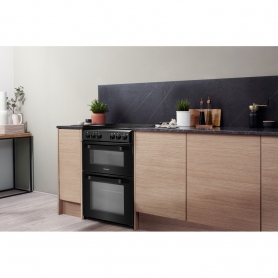 Hotpoint 50cm Electric Cooker - Black - A Energy Rated - 7