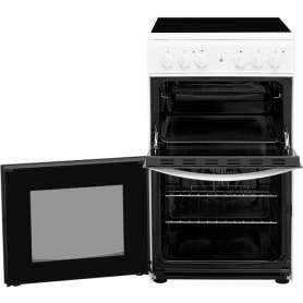 Indesit 50cm Electric Cooker With Ceramic Hob - White - A Rated - 4