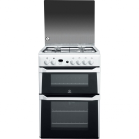Indesit 60cm Gas Cooker - White - A Rated