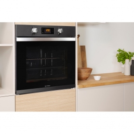 Indesit Built In Electric Single Oven - Stainless Steel - A+ Rated - 9
