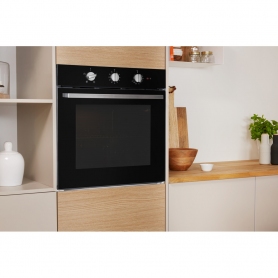 Indesit Built In Electric Single Oven - Black - A Rated - 4