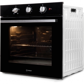 Indesit Built In Electric Single Oven - Black - A Rated - 8