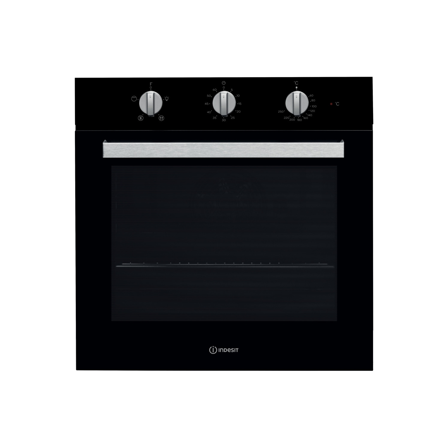 Indesit Built In Electric Single Oven - Black - A Rated - 0