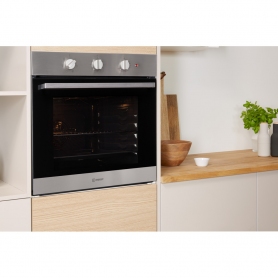 Indesit Built In Electric Single Oven - Stainless Steel - A Rated - 2