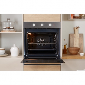 Indesit Built In Electric Single Oven - Stainless Steel - A Rated - 7