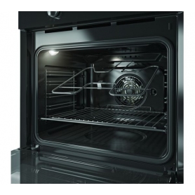 Indesit 60 cm Electric Oven - Black - A Rated - 1