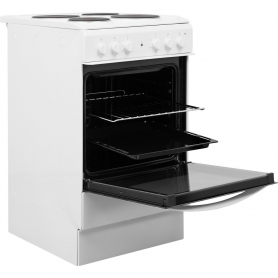 Indesit 50cm Electric Cooker With Plates Hob - White - A Rated - 3