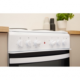 Indesit 50cm Electric Cooker With Plates Hob - White - A Rated - 5